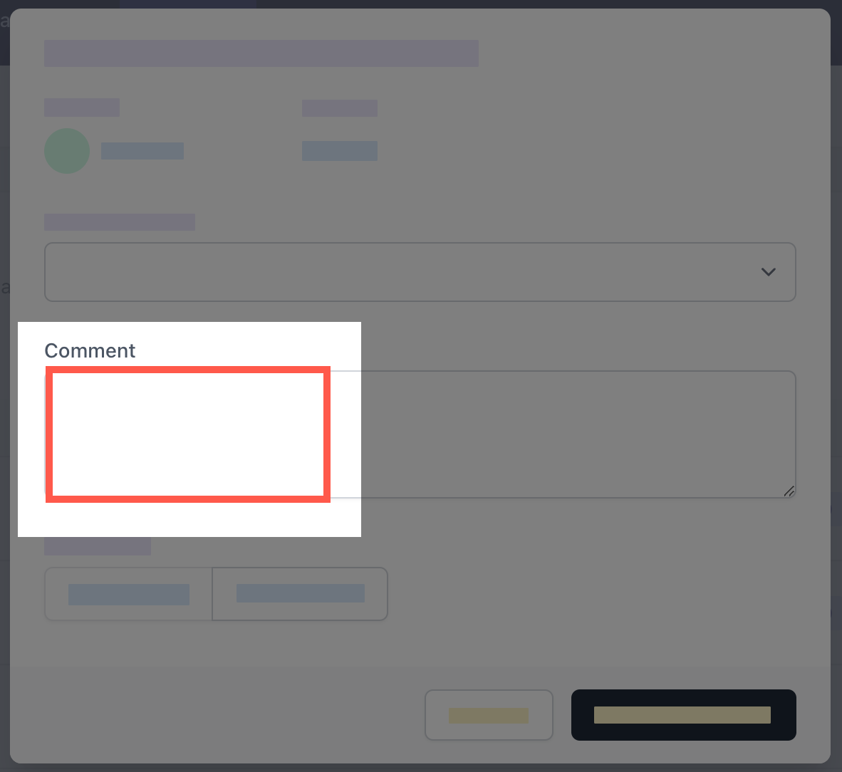 Parent Portal - excursions - request refund - comment.png
